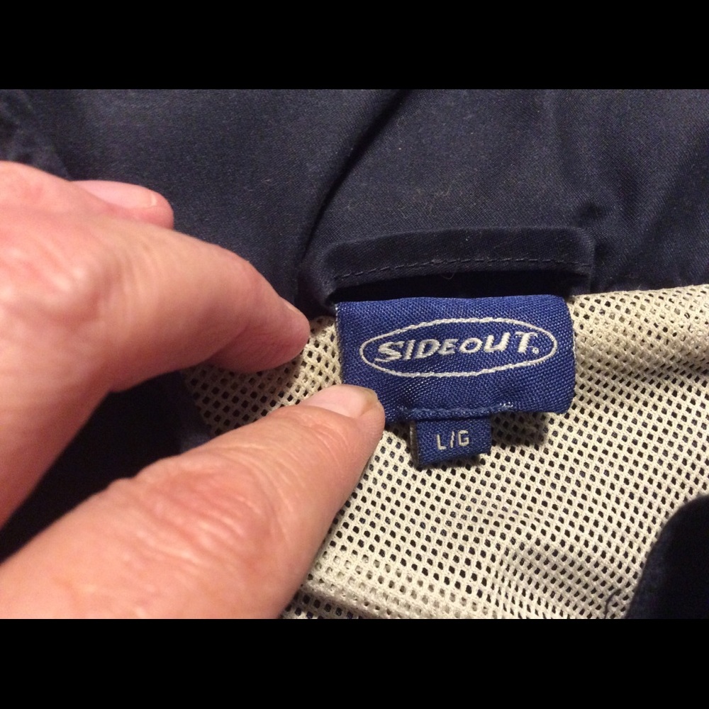 Navy Pullover Jacket - Picture 4 of 4